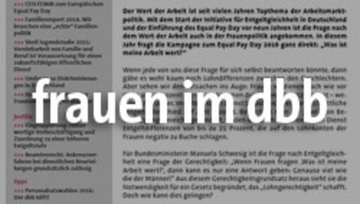 Frauen im dbb.