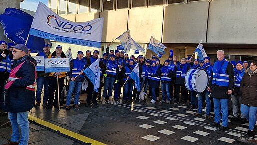 vbob Gewerkschaft Bundesbeschäftigte Warnstreik Bonn