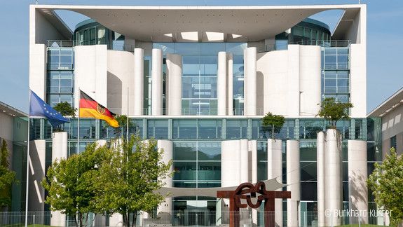 Ansicht des Kanzleramtes in Berlin